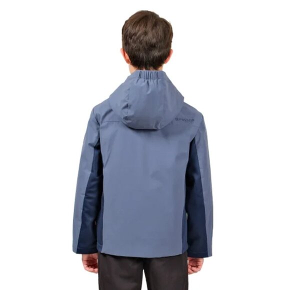 Spyder Kid's Attached Hooded Lightweight Jacket - Picture 2 of 4